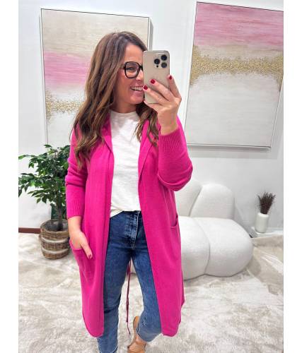 Cardigan Mery fucsia