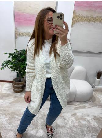 Cardigan Suecia crudo 