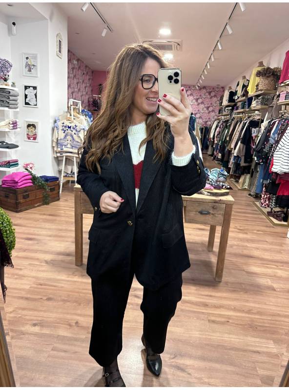 Blazer Matilde negra