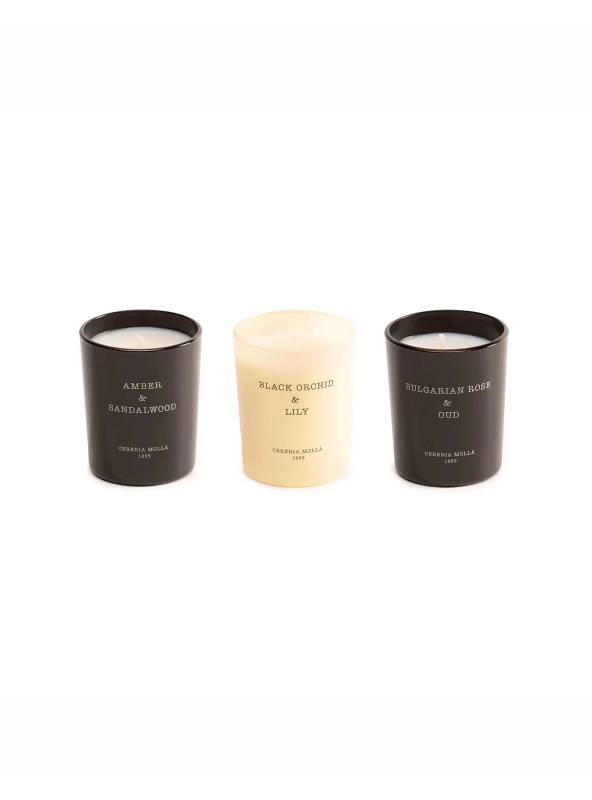 Set Regalo 3 Velas Mini