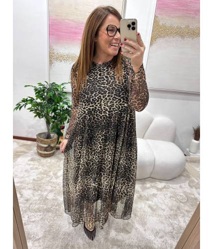 Vestido Osaka animal print