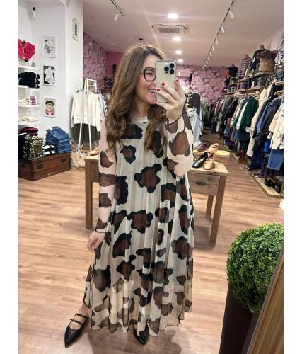 Vestido Kira animal print