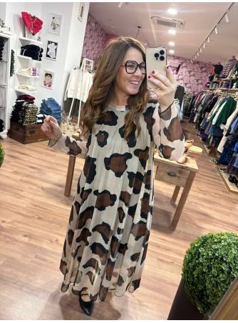 Vestido Kira animal print