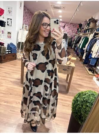 Vestido Kira animal print