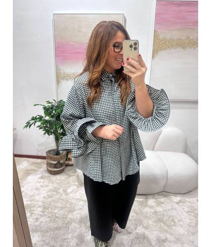 Blusa Adeline cuadros 