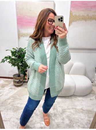 Cardigan Deep verde