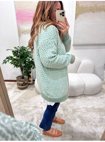 Cardigan Deep verde