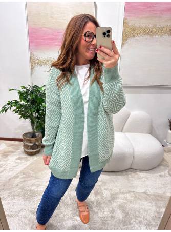 Cardigan Deep verde