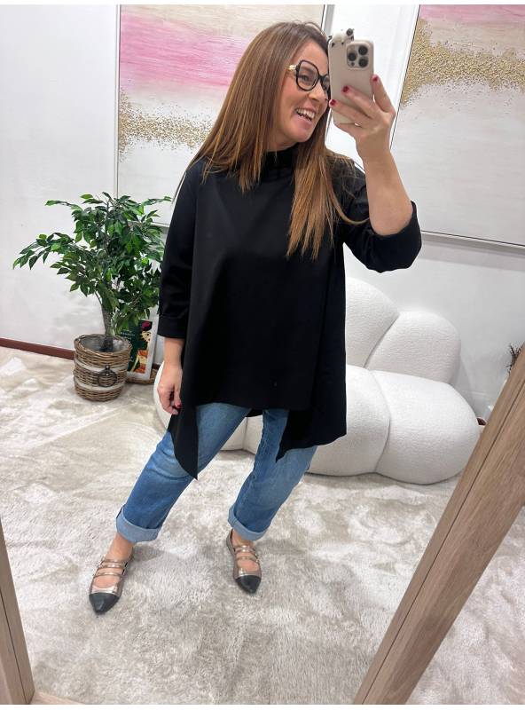 Blusa Nicoletta negra