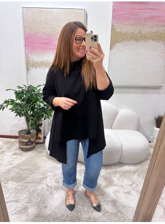 Blusa Nicoletta negra