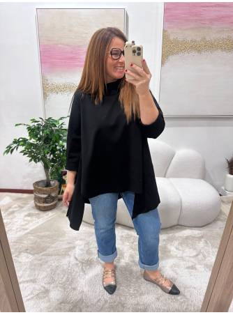 Blusa Nicoletta negra