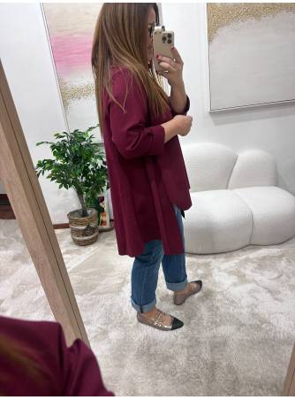 Blusa Nicoletta burdeos