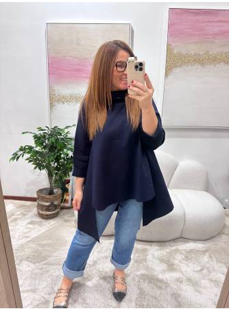 Blusa Nicoletta marina