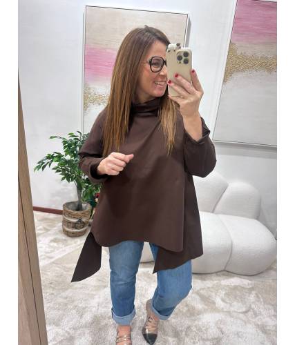 Blusa Nicoletta chocolate