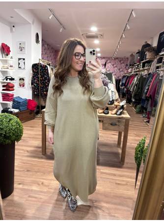 Vestido Marta Camel