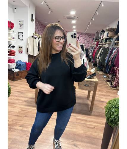 Sudadera Lazada Negra