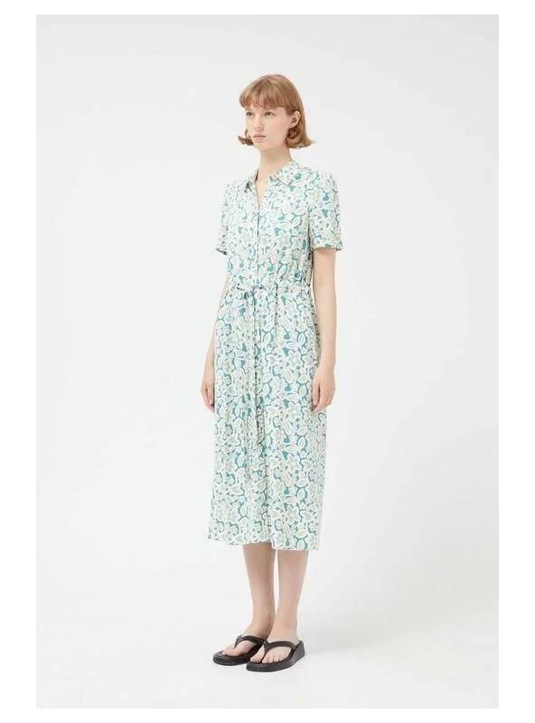 Vestido Midi camisero floral Swamp