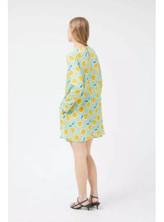 Vestido Corto Estampado Yuzu