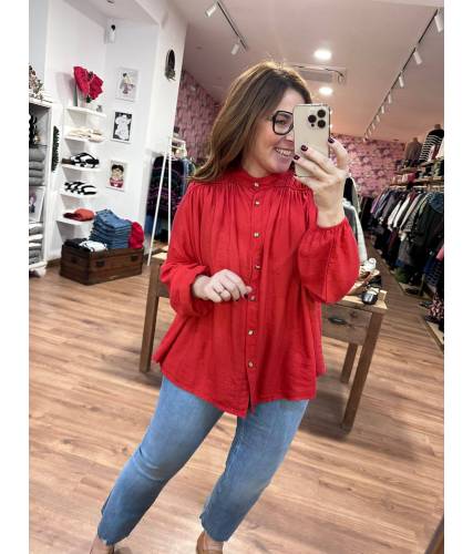 Blusa Fayette roja