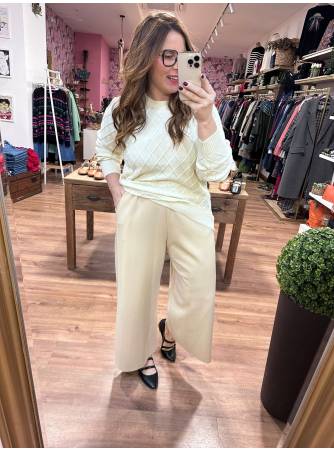 Pantalones Corinne beige