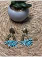 Pendientes sandalo azul